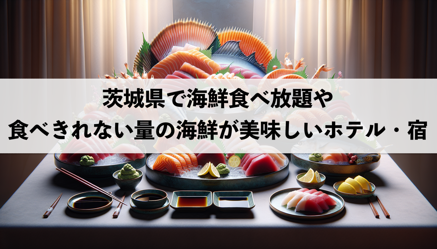 茨城県で海鮮食べ放題・食べきれない量の海鮮が美味しいホテルと宿